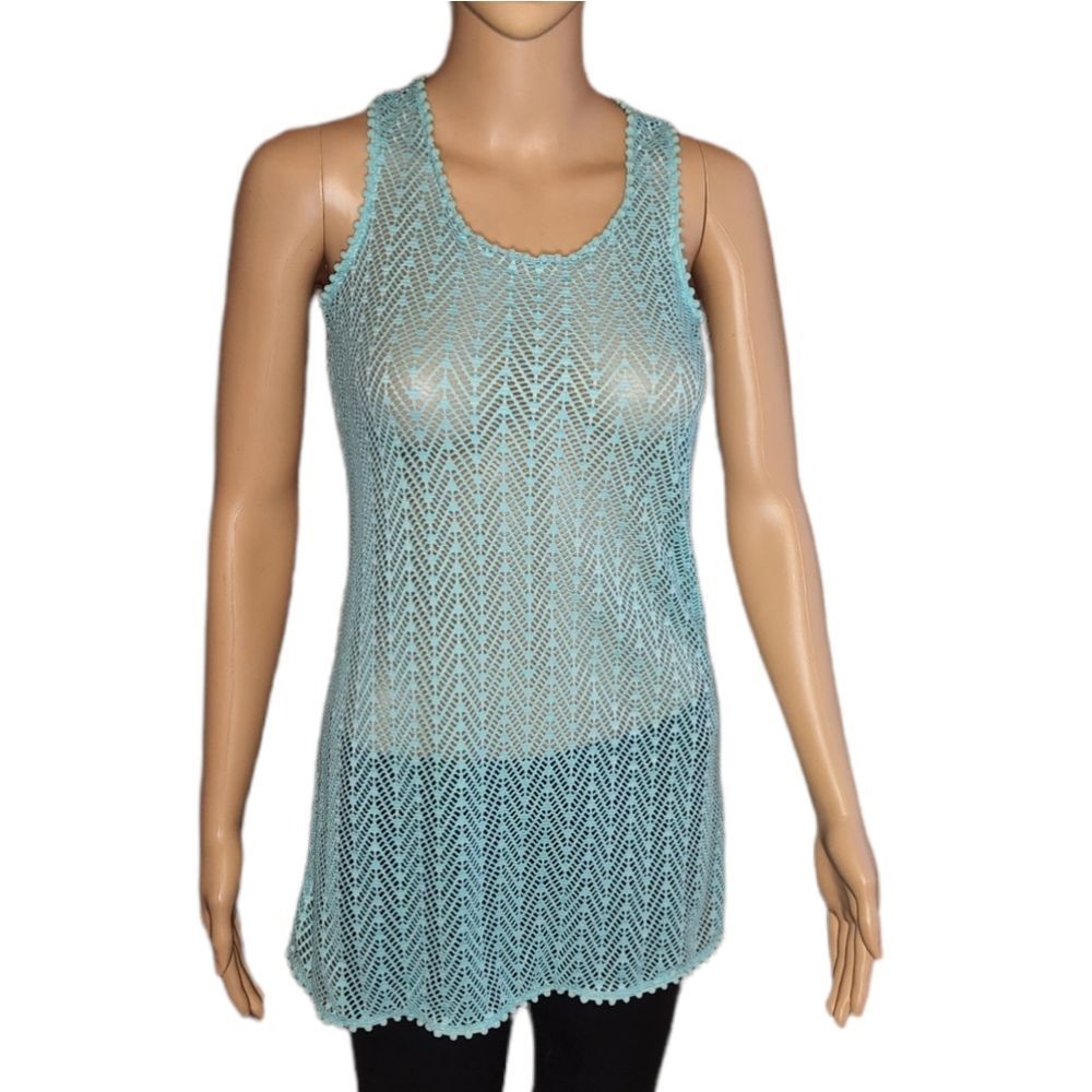 Circo Swimsuit Cover Aqua Blue Kids Girls Size 10 12
